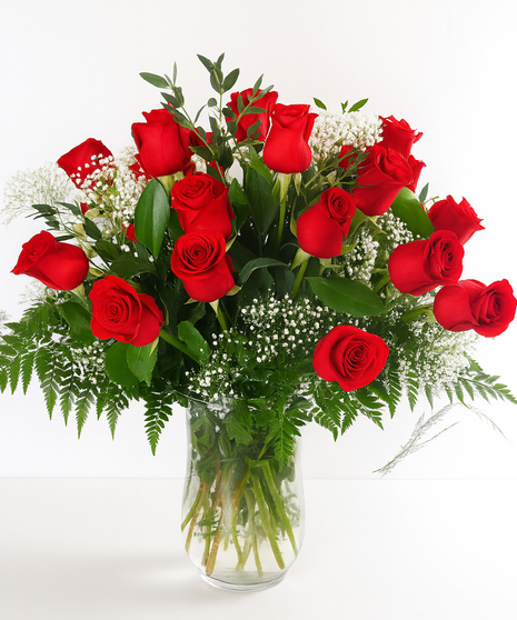 24 Roses Arranged