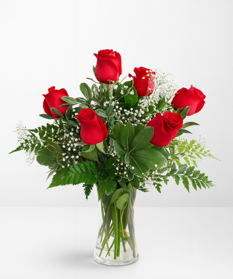 6 Roses
