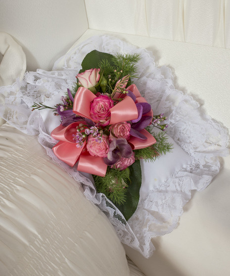 Soft Colored Satin Pillow
