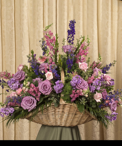 Soft Colored Fireside Basket