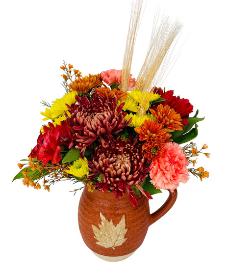 Fall Leaf Pitcher