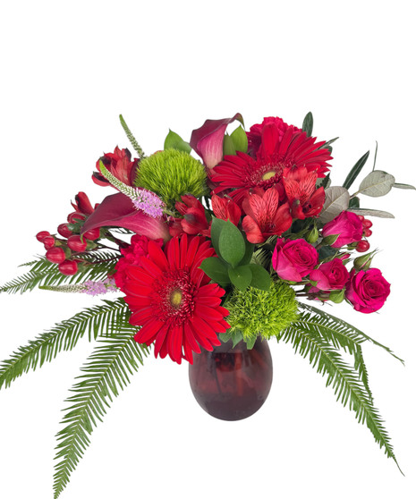 Ruby Radiance - July Birthday Arrangement