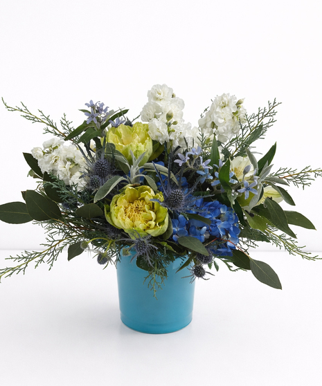 Aquamarine- March Birthday Arrangement