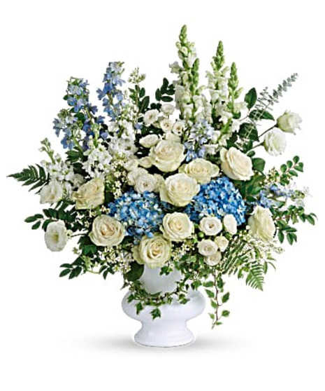 Blue & Ivory Garden Elegance