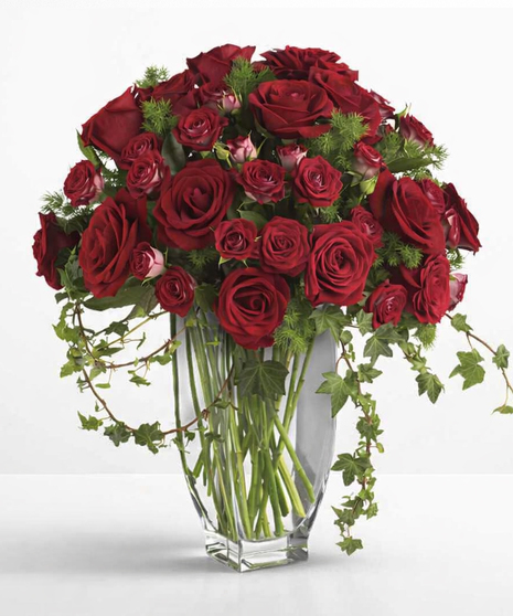 Rose Bouquet with Ivy