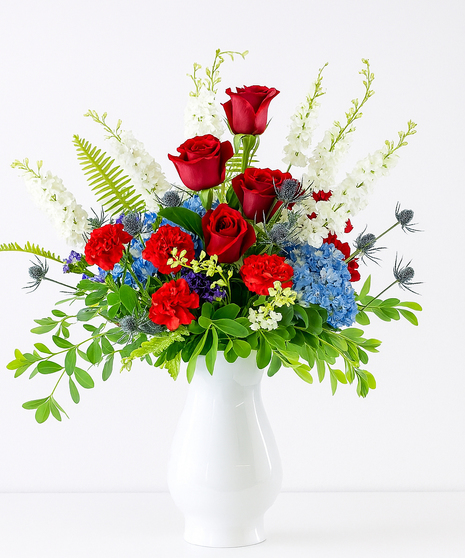 Patriotic  Vase