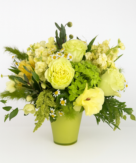 Limelight Delight  - August Birthday Arrangement