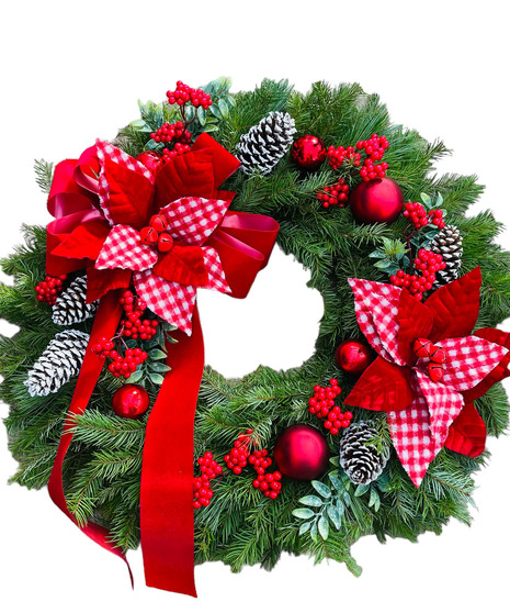 Country Check Fresh Wreath