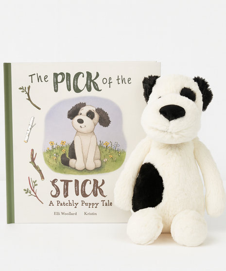 Jelly Cat Plush Dog and Book Bundle