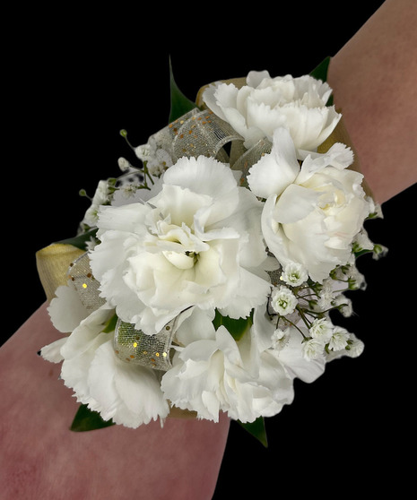 5 Bloom Mini Carnation Wrist Corsage