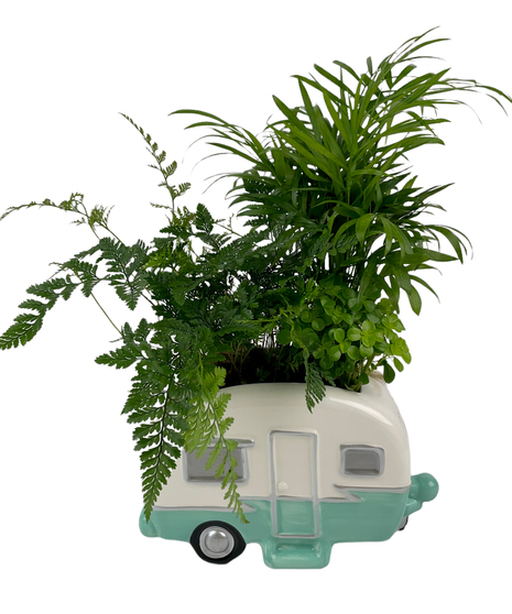 Retro Camper Planter