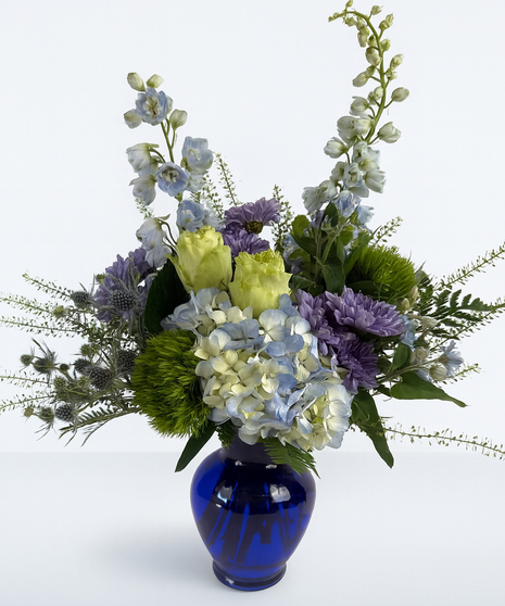Sapphire Celebration - September birthstone arrangement
