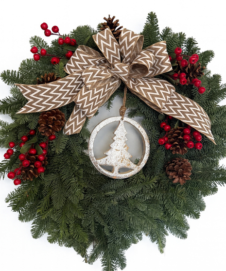 Rustic Fresh Winter Wreath
