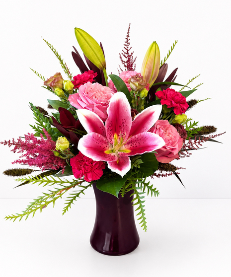 Ruby Radiance - July Birthday Arrangement