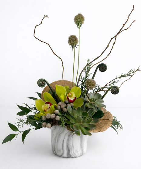 Woodland Orchid Arrangement