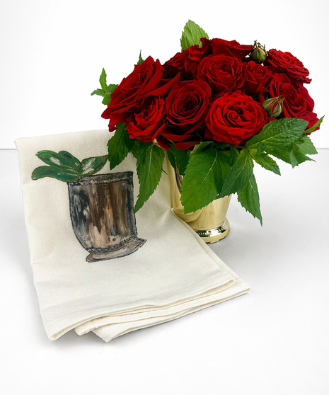 Run for the Roses - Julep Cup & towel