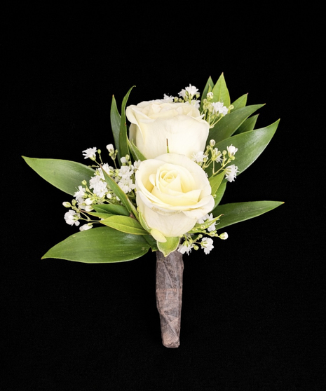 Double Sweetheart Boutonniere