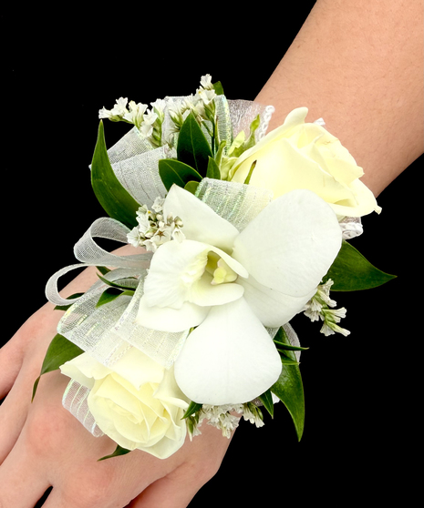 White & Ivory Corsage