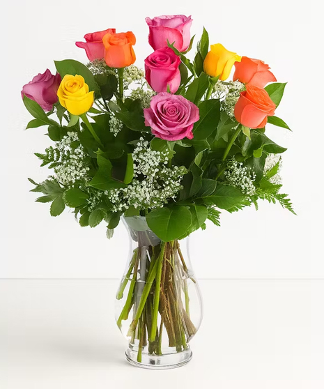 Mixed Colorful Roses