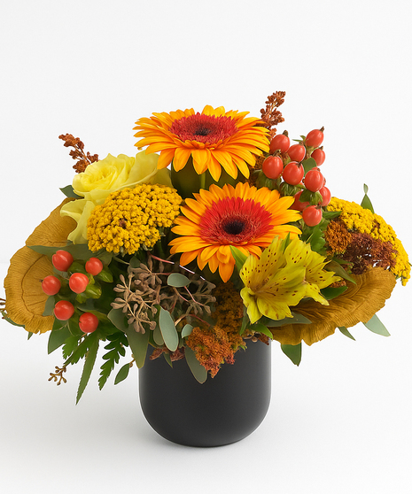Golden Glow - November Birthday Arrangement