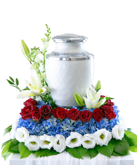 Patriotic Cremation Arrangement