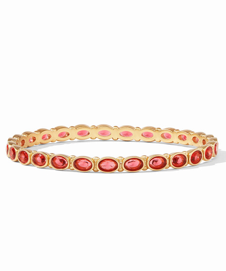 Julie Vos Mykonos Bangle- Ruby Red
